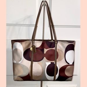 SOLD!Coach Nylon Tote